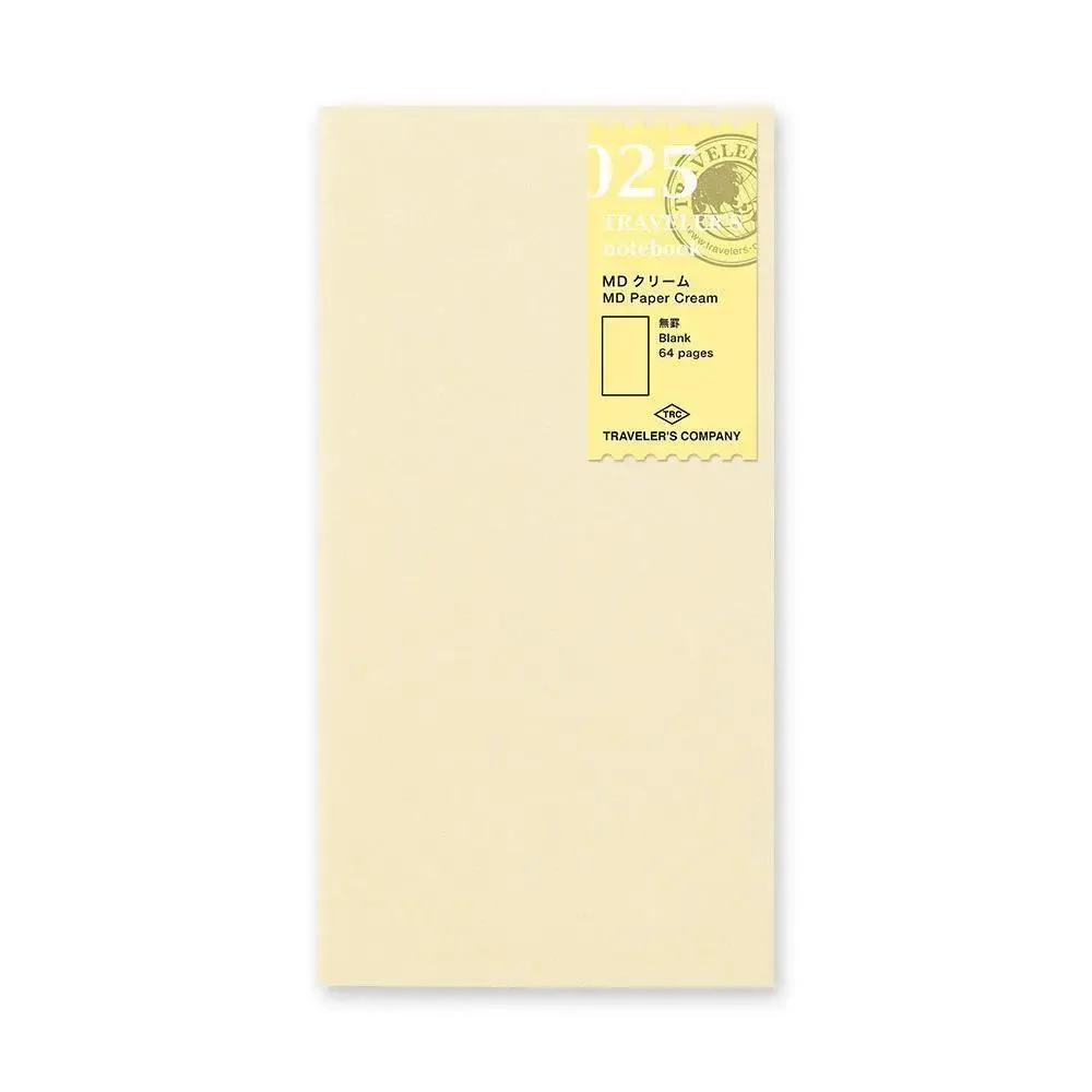 Traveler's Company - 025 MD Paper Cream Refill (Regular)