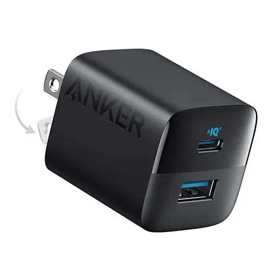 [US Plug, 2Pin] Anker Charger 323 Powerport 33W USB C Charger A2331