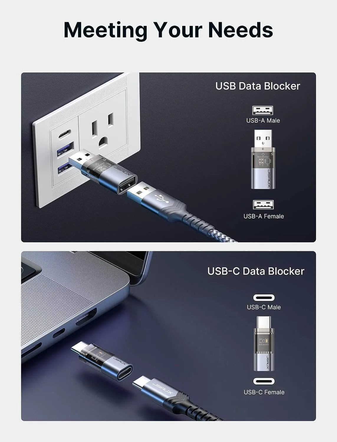 USB Data Blocker & USB-C Data Blocker