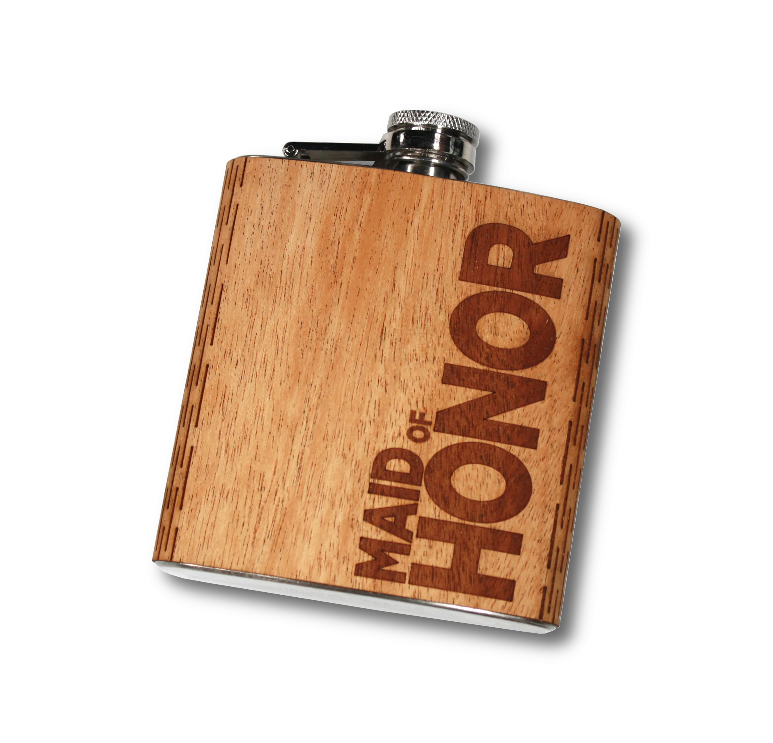 Wedding Party Hip Flasks 6 oz. (6-Pack)