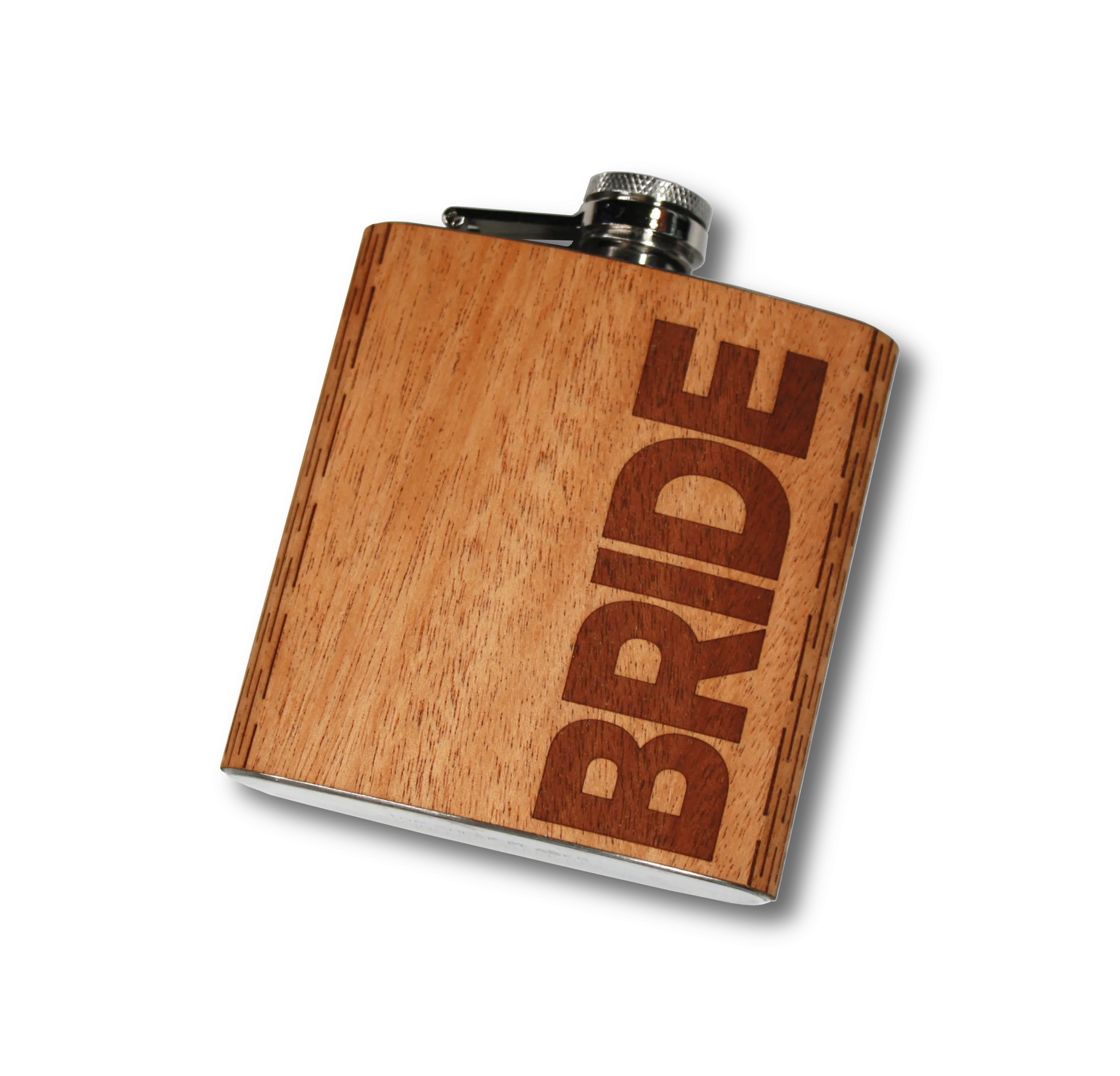 Wedding Party Hip Flasks 6 oz. (6-Pack)