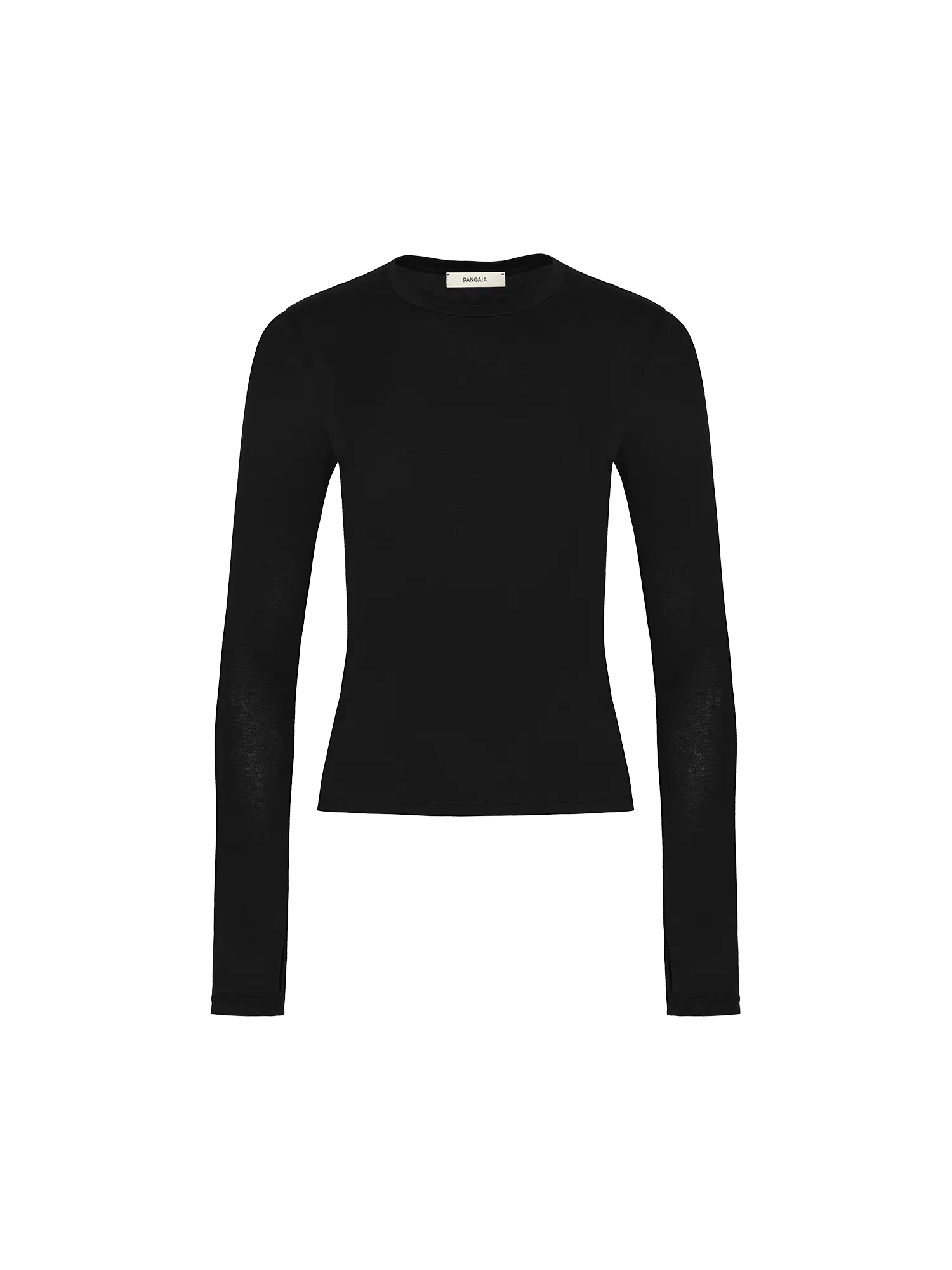 Women's 365 Cotton-Stretch Long-Sleeved Top—black